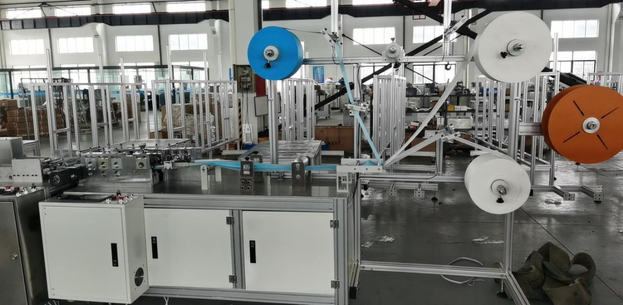 Latest company case about American full automatic 1+1 mask production line