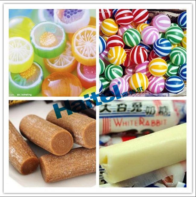 Rolling Cutting Small Hard Candy Making Machine HTL 380 High Thermal