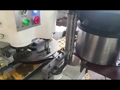 Coin chocolate wrapping machine with feeding