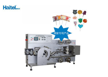 High Speed Sweet Manufacturing Machine , Special Shape Lollipop Packaging Machine