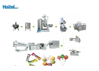 SUS 304 Materials Lollipop Candy Making Machine Rod Insertion Forming