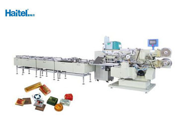 Auto Sealing Chocolate Fold Wrapping Machine Frequency Control Save Labor Cost