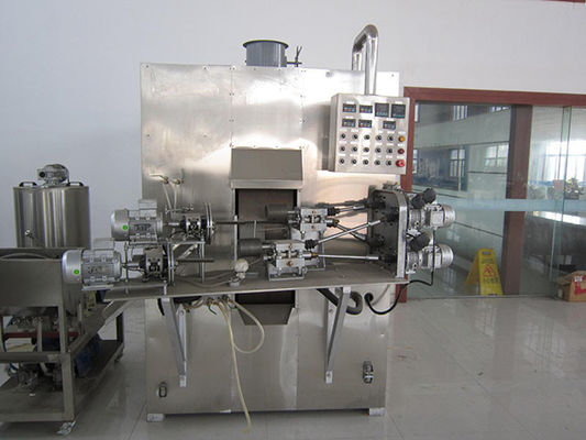 Gas Energy Crispy Egg Roll Wafer Stick Processing Machine 80kg/hr