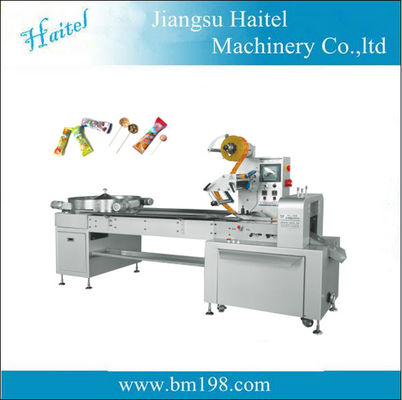 Airproof Hard Candy Pillow Packing Machine 300pcs/Min