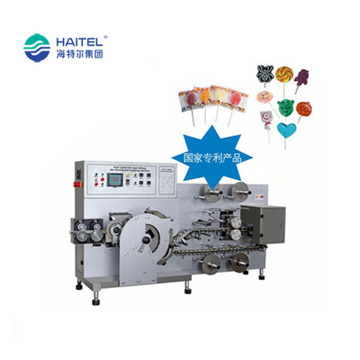 50 HZ Flat Gorgeous Lollipop Making Machine Stainless Steel Frame