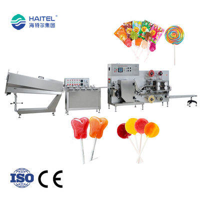 50 HZ Flat Gorgeous Lollipop Making Machine Stainless Steel Frame