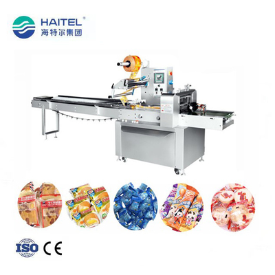 2.5kw Stainless Steel Horizontal Food Packing Machine Automatic Servo Control