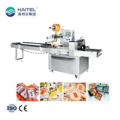 2.5kw Stainless Steel Horizontal Food Packing Machine Automatic Servo Control