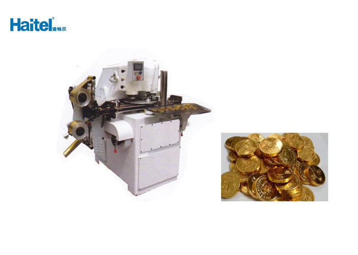 Automatic Coin Shape Chocolate Packaging Machine With Hydraulic Pressure Set