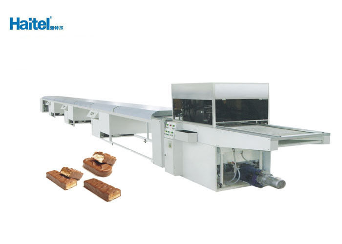 Stainless Steel Automatic Chocolate Making Machine Dipping Way Smooth Run