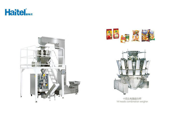 Large Vertical Automatic Food Packing Machine Two Axis High Precision Output
