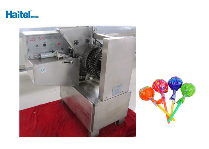 Business Lollipop Candy Making Machine , Self Feeding Candy Manufacturing Machine