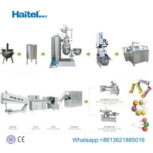 Stainless Steel 1.5kw 380V Output 5T Lollipop Making Machine