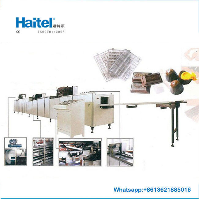 SS Automatic Chocolate Making Machine 400mm Belt Width For Candy