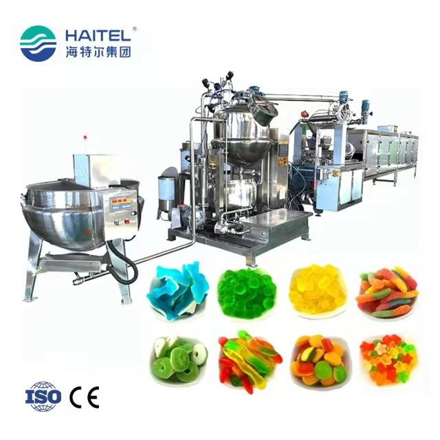 Automatic Servo Gummy Bear Jelly Candy Making Depositing Machine 150kg/h