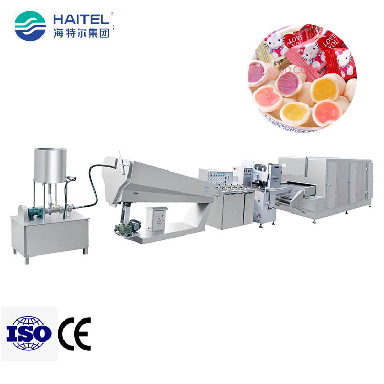 Automatic Small Hard Candy Making Machine 380V Jam Filling Production Line