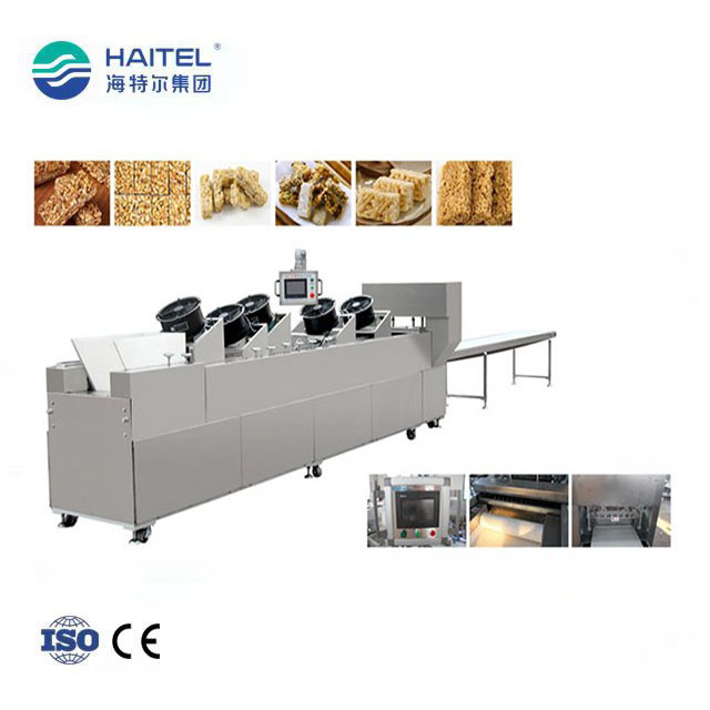 SUS304 Automatic Cereal Energy Bar Making Machine PLC Control