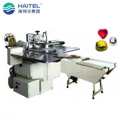 Flat Irregular Chocolate Aluminum Foil Packing Machine 1.1kw 160 - 180pieces/Min