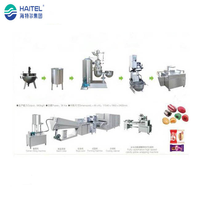 SUS304 Automatic Center Filling Hard Candy Making Machine High Speed For Factory